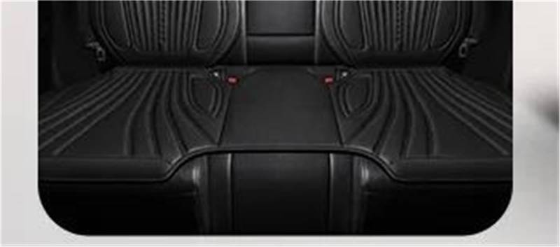 DZSYBUIGB Autositzbezüge Universal Auto Sitzbezug Vier Jahreszeiten Auto Atmungsaktive Sattel Pad Sitzbezüge für Auto Coole Sitze Abdeckung Schutz Zubehör Auto-Schonbezüg(Black Rear seat) von DZSYBUIGB