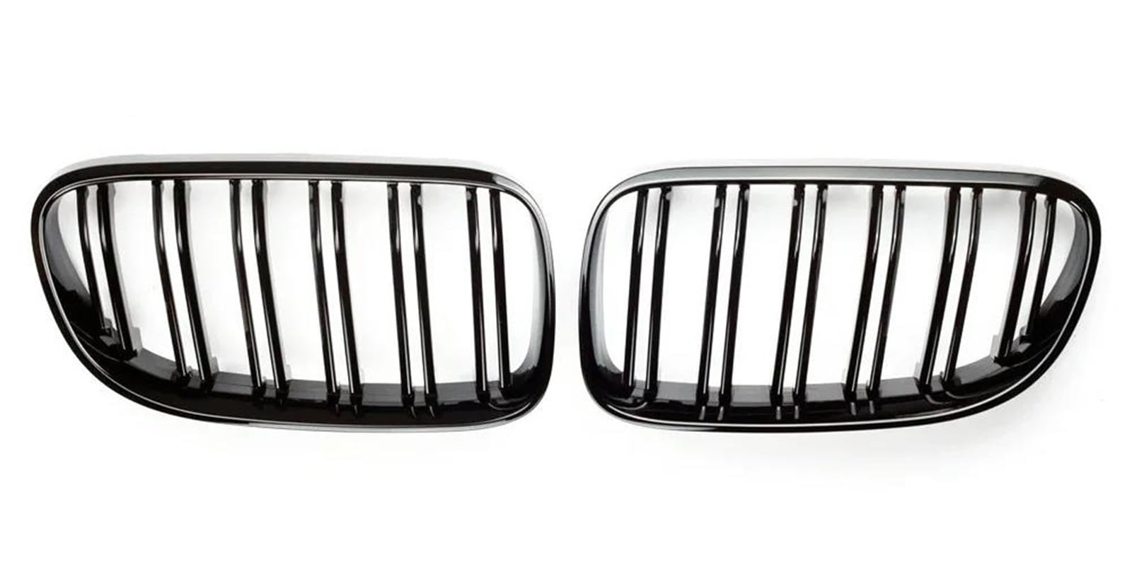 Kühlergrill Für 3er E92 E93 LCI 2010-2013 Autodekor Auto Front Nierengrills Hochglanzschwarz Doppellamellenhaubengrill Front Nieren Kühlergrill von DZSYINGCHUSM