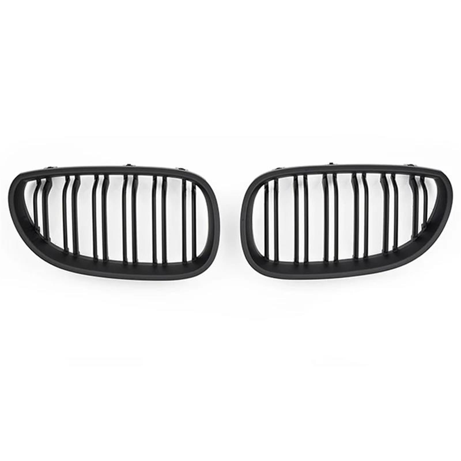 Kühlergrill Für 5 Series Für M5 E60/E61 525i 528i 530i 2003-2010 Ein Paar Schwarz Glänzende Auto-Frontnierengitter Renngitter Front Nieren Kühlergrill(Matte Black) von DZSYINGCHUSM