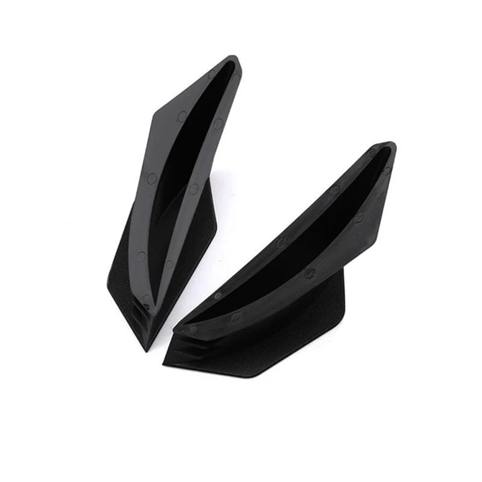 Motorrad Winglet Aerodynamisches Motorrad Wing Kit Spoiler Scooter Dynamic Winglet Fairing Side Winglet(Schwarz) von DZSYINGCHUSM