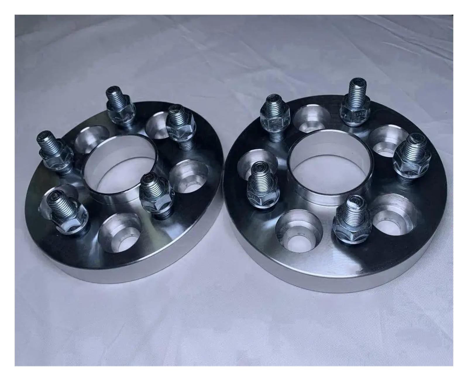 Spurverbreiterung 2 stücke 15mm Rad Adapter Spacer PCD 5x114,3 Hub Centric 66,1mm Radbolzen M12x1,25 Distanzscheiben von DZSYINGCHUSM