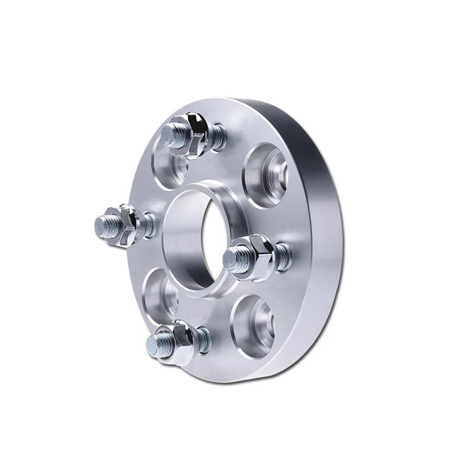 Spurverbreiterung Spurverbreiterung Adapter PCD 4x114.3 CB 66.1mm Für Nissan Für Versa Für Sacla Für Samsung Für SM3 Geschmiedetes Aluminium 2 Stück (1 Paar) Distanzscheiben(Silver 30mm) von DZSYINGCHUSM