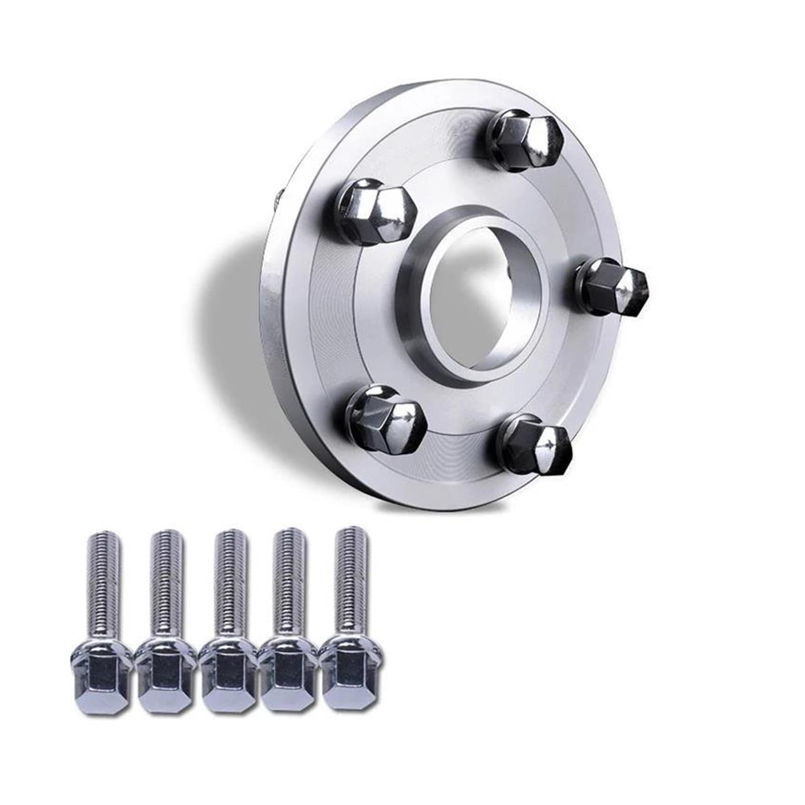 Spurverbreiterung Spurverbreiterung Adapter PCD 5x108 CB 65,1mm Für Peugeot 308 3008 407 2 Stück (1 Paar) Distanzscheiben(Silver 20mm) von DZSYINGCHUSM