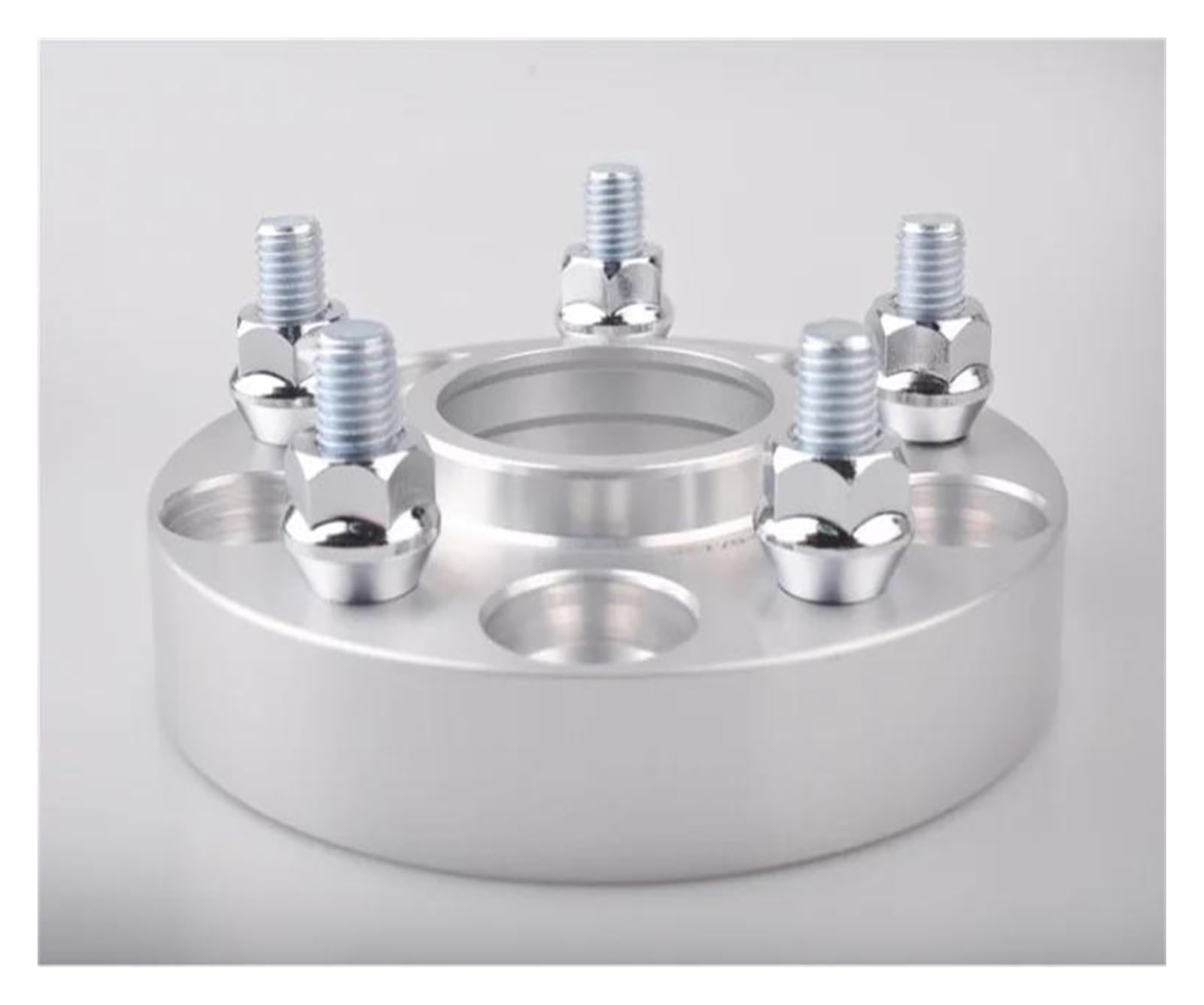 Spurverbreiterung Spurverbreiterung Adapter PCD 5x114.3 CB 64.1mm Für Tesla Für Modell 3 Y 2022 Geschmiedetes Aluminium 2 Stück Distanzscheiben(Silver 15mm) von DZSYINGCHUSM