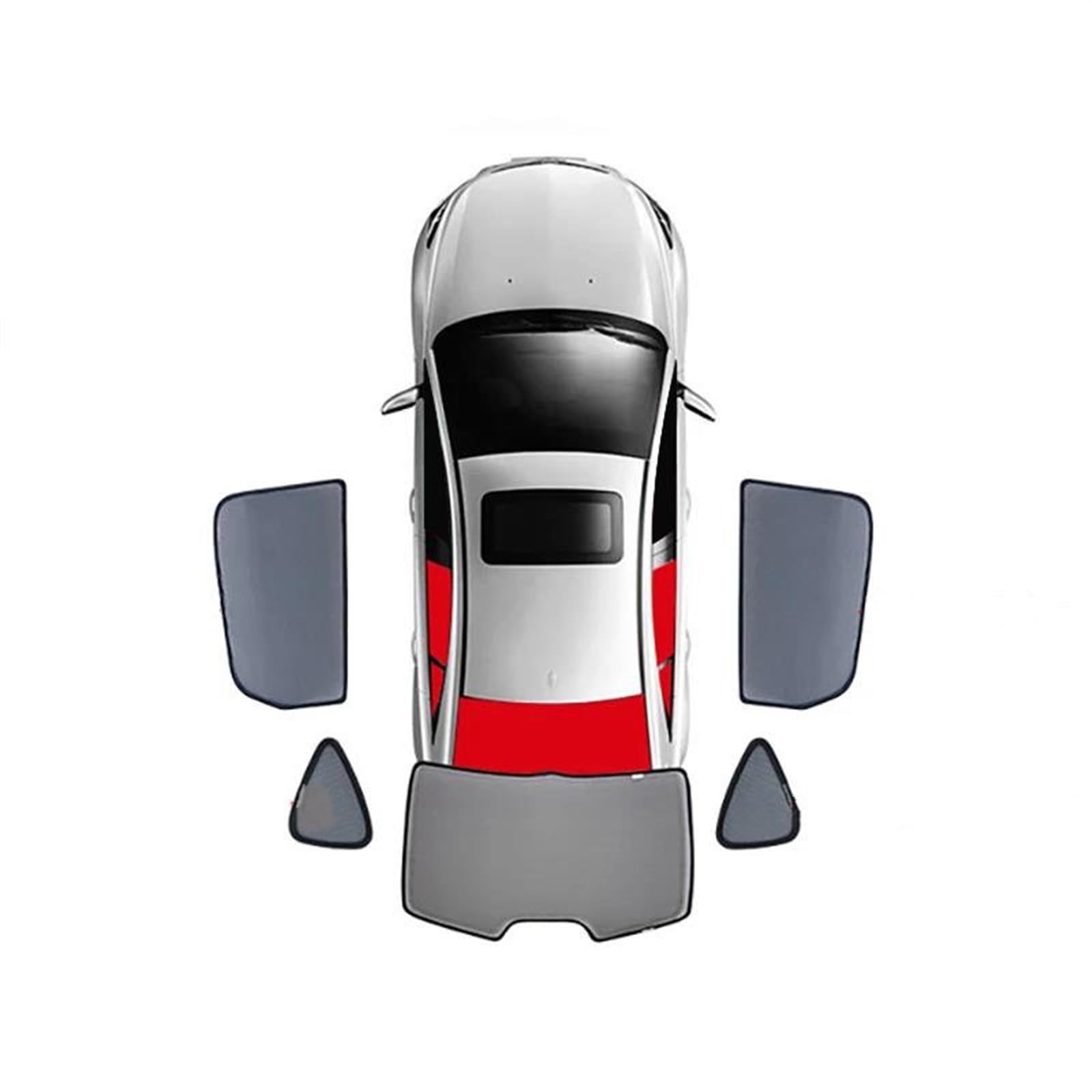 Sonnenschutz Für Hyundai Für Sonata LF 2014-2020 Sonnenschutzschild Frontscheibenvorhang Rückseite Babysitz Fenster Sonnenschutz Visier Auto Fenster Sonnenschutz(5PCS Rear) von DZSYINGLONGSM