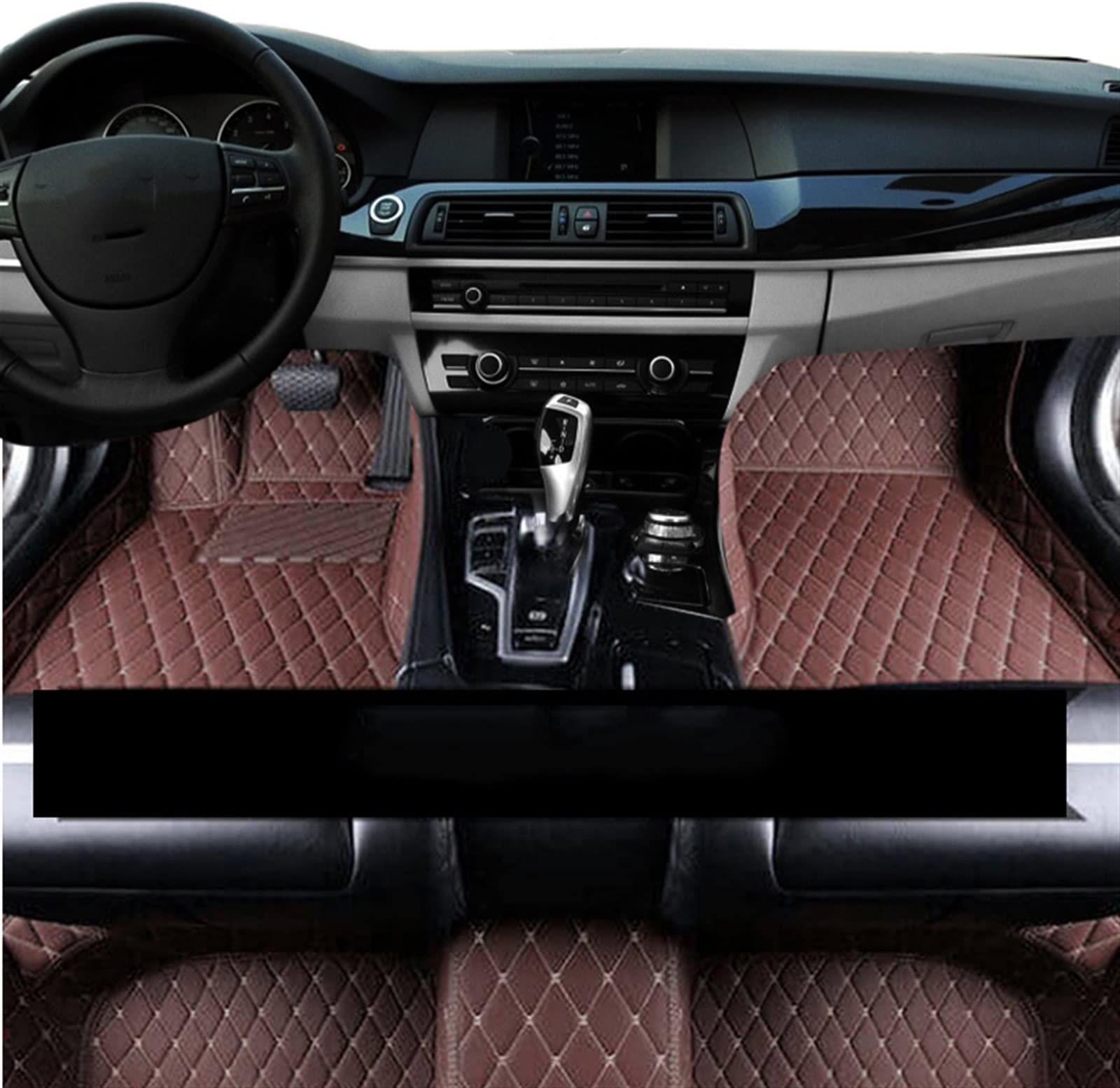 Auto-Fußmatten Für Mazda CX-3 CX3 DK 2016~2022 Auto Leder Luxus Matte Schutzteppich Teppich Set Antirutschmatte Auto(LHD Dark Brown) von DZSYOHFS