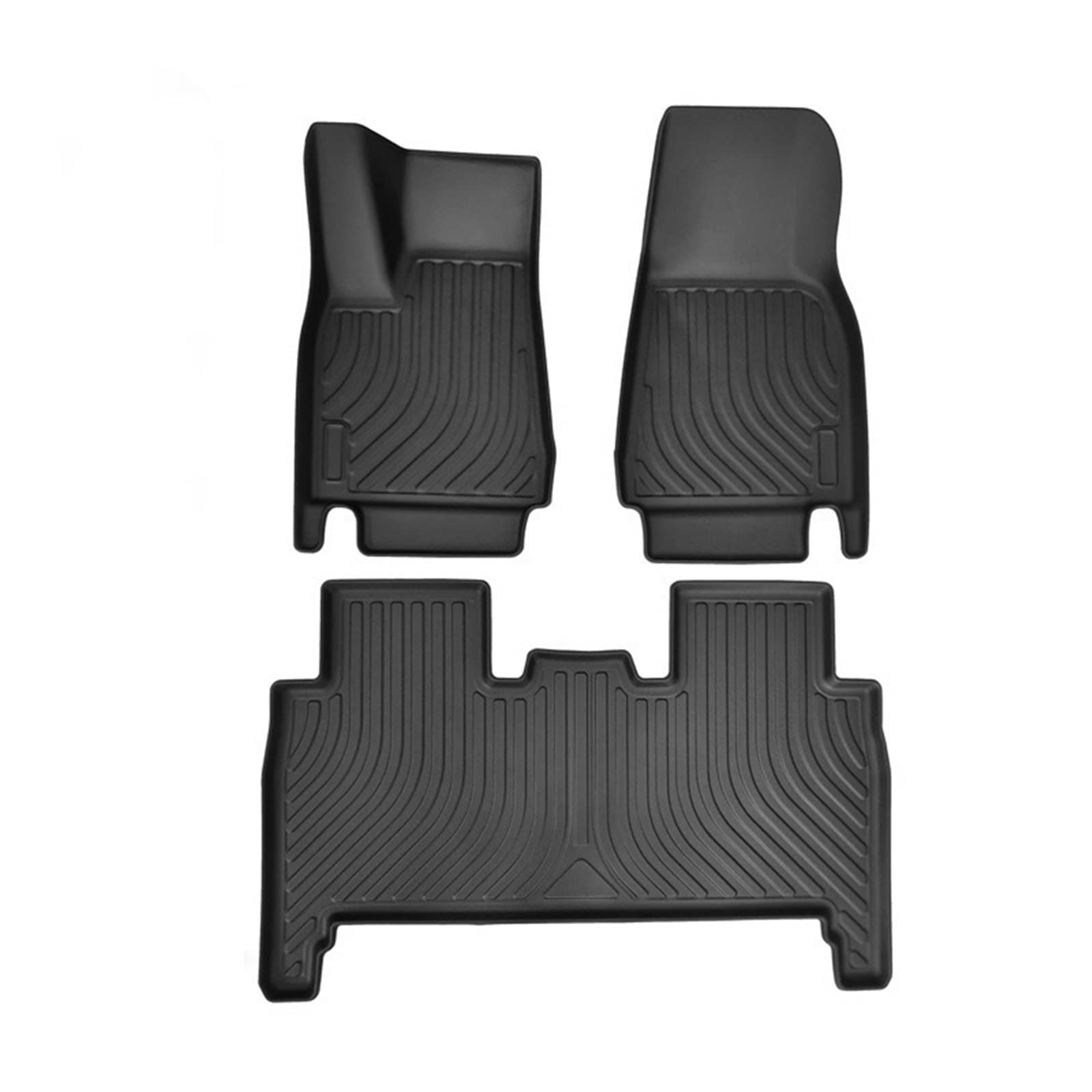 Auto-Fußmatten Für Tesla Für Modell 3 2021 2022 Y X S TPR TPE 3D Wasserdichter Vollfußpolster-Gummimatten-Teppich Antirutschmatte Auto(Model X) von DZSYOHFS