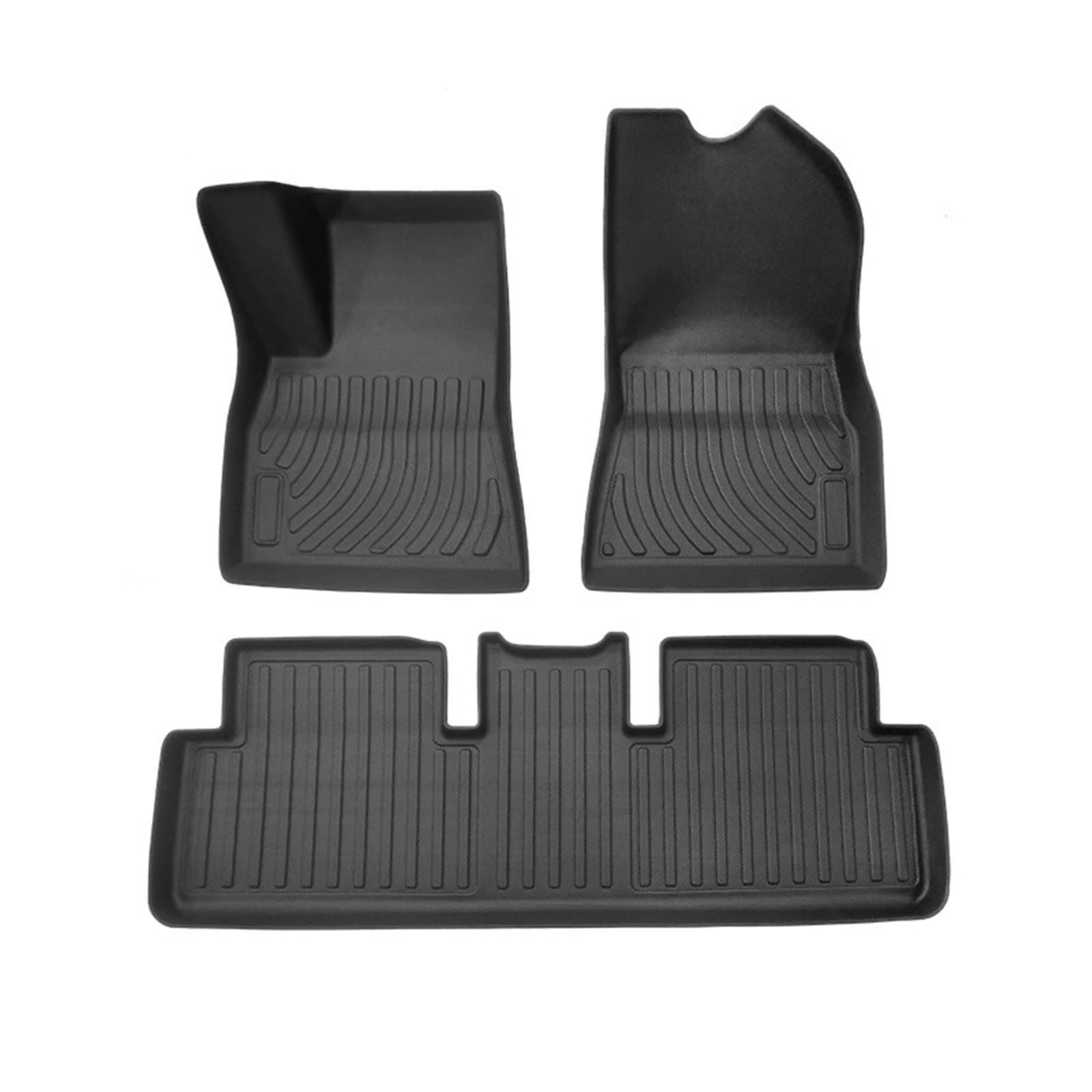 Auto-Kofferraummatte Custom Passend Für Tesla Für Model 3 Rückenmatte Teppich Antirutschmatte Auto(Linkslenker,3 2022) von DZSYOHFS