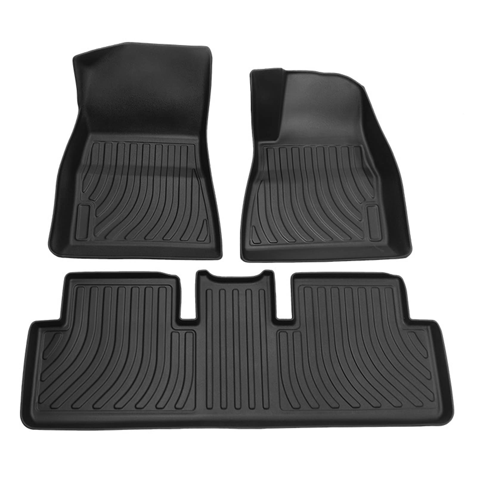 Auto-Kofferraummatte Custom Passend Für Tesla Für Model 3 Rückenmatte Teppich Antirutschmatte Auto(Rechtslenker,3 2020) von DZSYOHFS