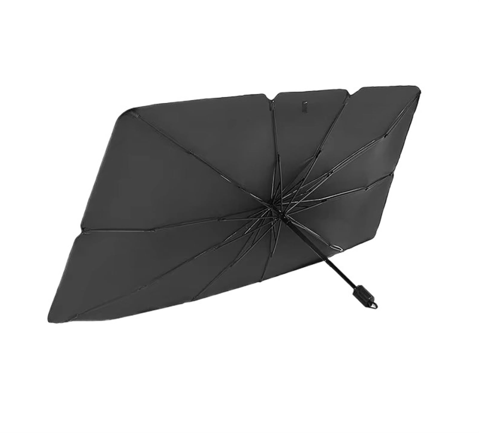 Sonnenschutz Auto-Frontschattierung Regenschirm Typ Sonnenschutz Auto-Windschutzscheiben-Sonnenschutz Autofenster Sommer Sonnenschutz Wärmedämmstoff Sonnenblende(125x65cm) von DZSYOHFS