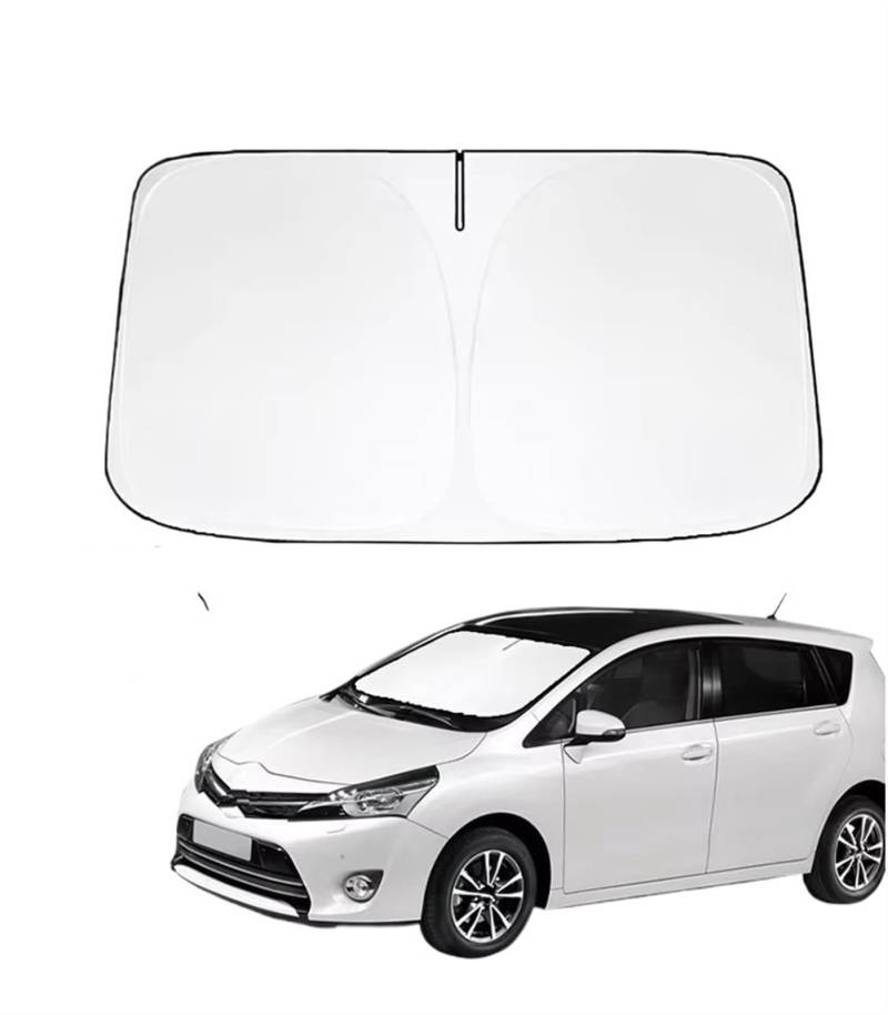 Sonnenschutz Autofenster-Sonnenschutz Sonnenschutz Windschutzscheiben-Visier Schutz Windschutzscheibe Klappbar Für Toyota Für Verso 2009 2010 2011 2012 Sonnenblende von DZSYOHFS