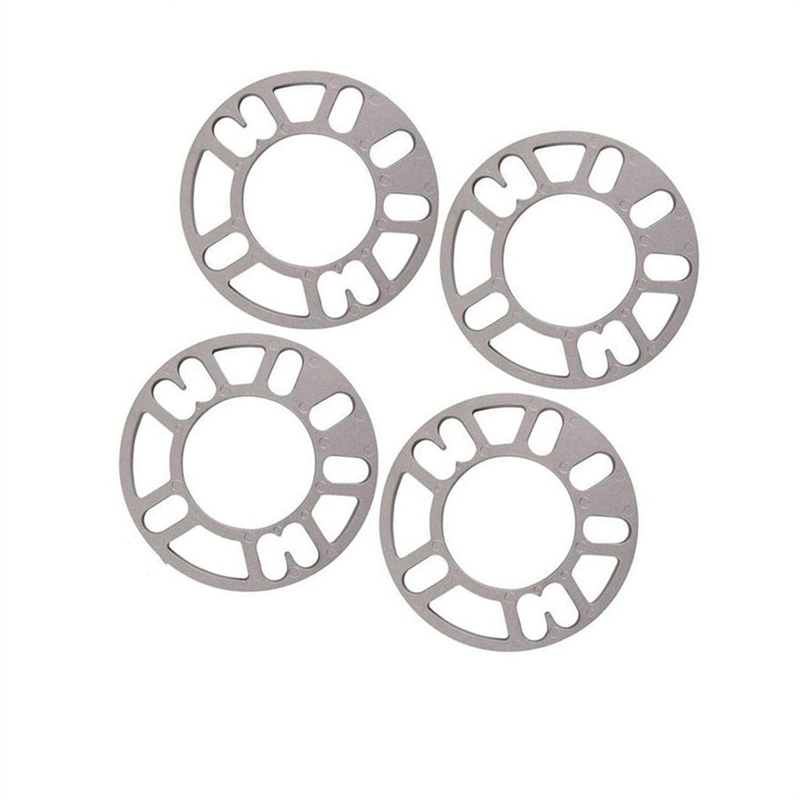 4Pcs 3/5/8/10mm Auto Rad Spacer Distanzscheiben Platte 4 5 Stud Für 4x 100 4x 114,3 5x 100 5x 108 5x 114,3 5x120 Auto Felgen Hub Centric Spurverbreiterungen Modifikation Spurverbreiterungen(3mm) von DZWDY