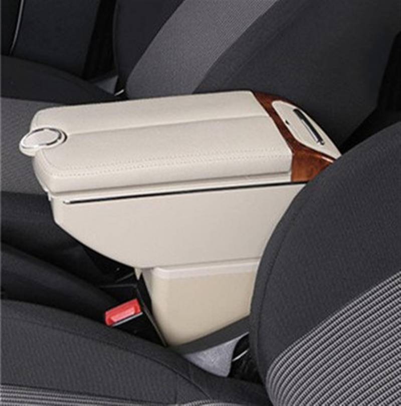 Armauflage Staufach Kompatibel Mit Chevrolet Für Trax Für Tracker Für Holden 2013–2017, Autozubehör, Doppeltüren, Offene Armlehne, Mittelkonsole, Aufbewahrungsbox, Armlehnenbox(G Style Beige) von DZWDY