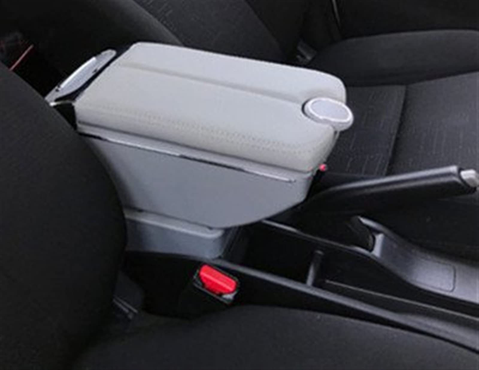 Armauflage Staufach Kompatibel Mit Citroen C4 Für Picasso, Auto, Verstellbare Armlehne, Mittelkonsole, Armlehne, Aufbewahrungsbox, Handlauf, Organizer, Box, Dekoration(Gray) von DZWDY