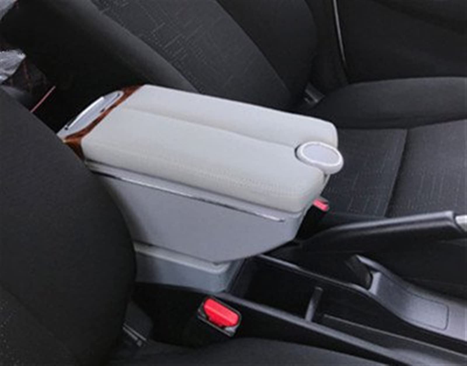 Armauflage Staufach Kompatibel Mit Citroen C4 Für Picasso, Auto-Handlaufteile, Multifunktions-Armlehnenbox, Innenteile, Mittelkonsolen-Armlehnen-Aufbewahrungsbox(Gray) von DZWDY