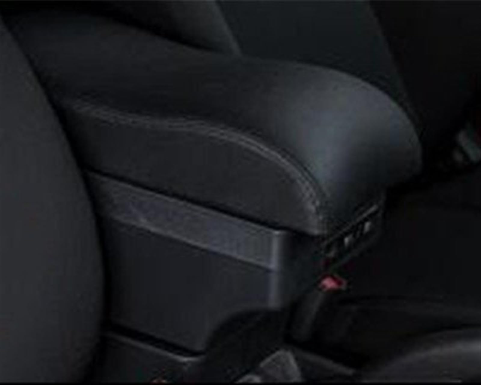 Armauflage Staufach Kompatibel Mit Dacia Für Stepway Mittelkonsolen-Armlehne, Auto-Armlehnenbox, Zentrale Aufbewahrungsbox, Nachrüstung Mit USB-Autozubehör(Black line) von DZWDY