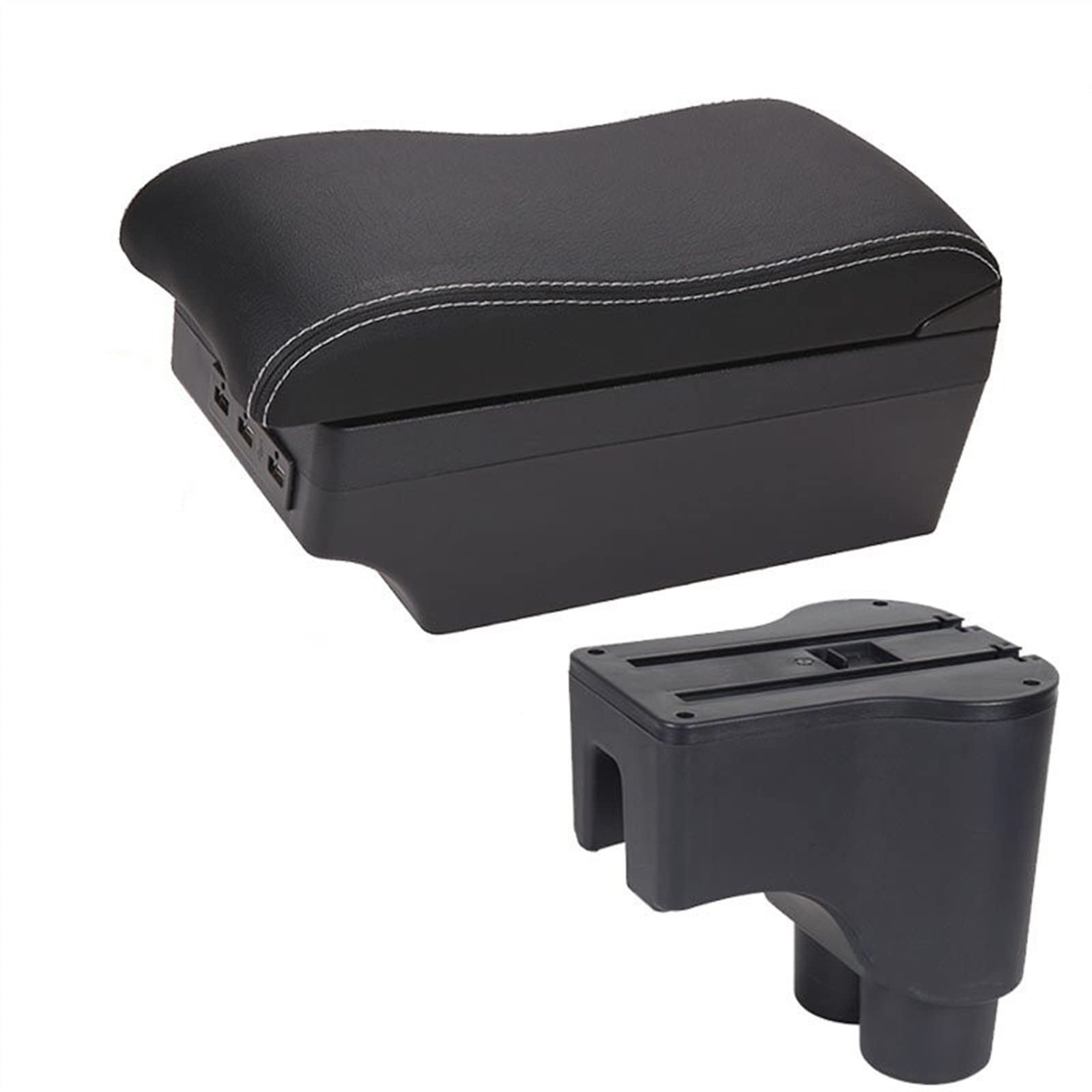 Armauflage Staufach Kompatibel Mit Daihatsu Für Terios 2 2010 2011 2012 2013 2014 2015 2016 Autoteile Mittelkonsole Organizer Armlehne Aufbewahrungsbox Handlaufbox(A3) von DZWDY