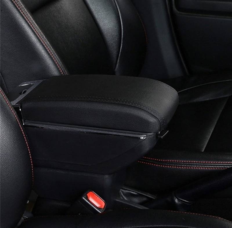 Armauflage Staufach Kompatibel Mit Toyota Für Hilux Für Revo Aufbewahrungsbox Für Autositz-Armlehne, Innen-Nachrüstteile, Mittelkonsole, Handlauf-Organizer(Black) von DZWDY