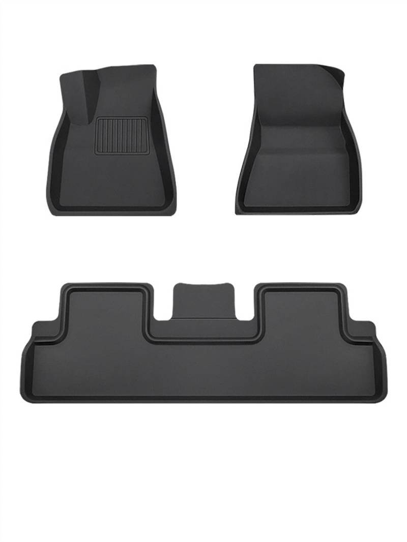 AufkleberDekor Kompatibel Mit Tesla for Model 3 2021 2022 Fußmatten Anti Kick Dirty Foot Pad Leicht Zu Reinigende Bodenmatte Innenschutz von DZWDY