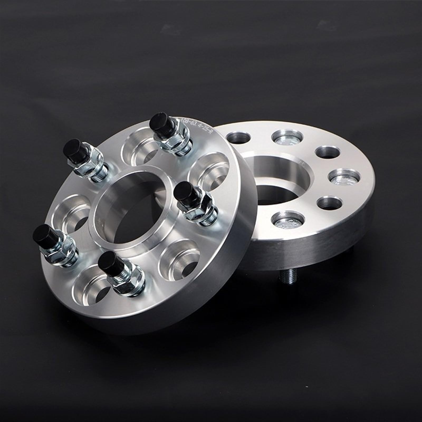 DZWDY 2 Stück PCD 5x114,3 CB 64,1 Mm Adapter Für Auto-Radabstandshalter 5 Laschen Universal Hubcentric Wheels Spacer Modifikationsteile 15/20/25/30/40/45 Mm M12XP1,5 Spurverbreiterungen(2PCS 25mm) von DZWDY