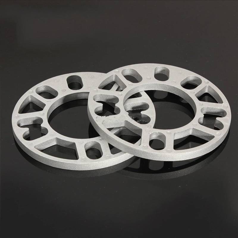 DZWDY 2PCS 3/5/8/10 MM Spurverbreiterungen Distanzscheiben Platte 4 & 5 Car Styling Auto Hubcentric Wheels Spacer Auto Modifikation Zubehör Spurverbreiterungen(2PCS 10MM) von DZWDY