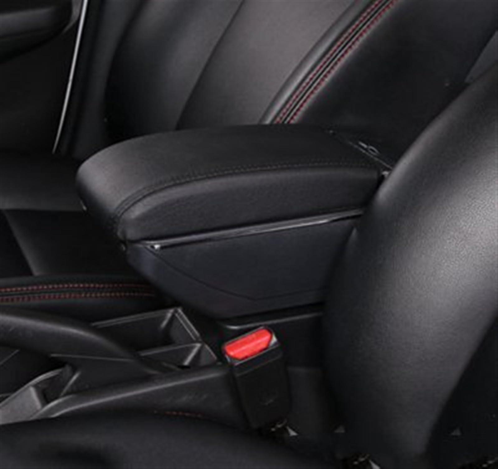 DZWDY Armauflage Staufach Kompatibel Mit Chevrolet Für Cruze 2009–2015 2010 2011 2012, Auto-Armlehnenbox, Mittelkonsole, Aufbewahrungsbox, Autozubehör, Innendekoration(D2 Black line) von DZWDY