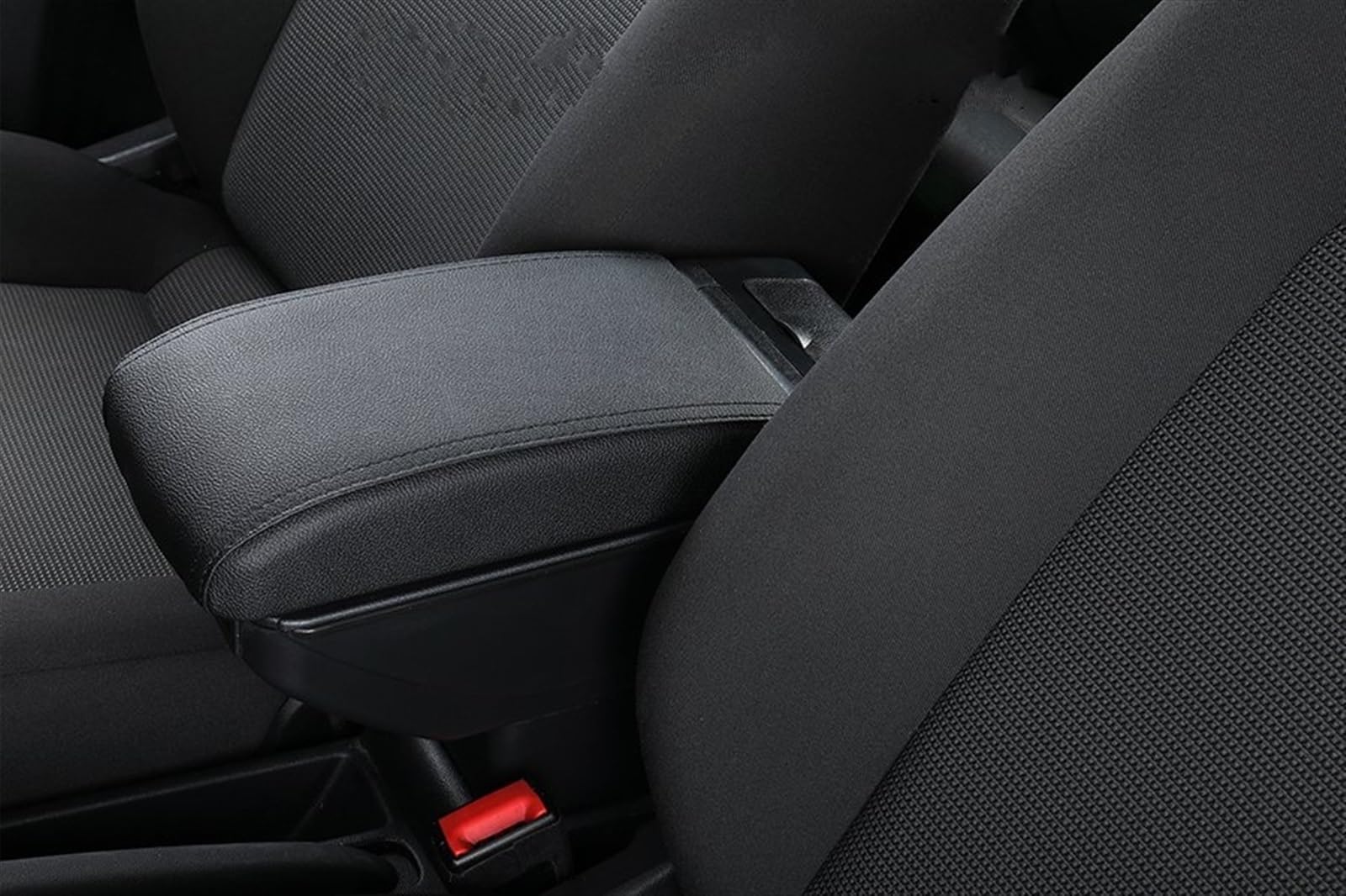 DZWDY Armauflage Staufach Kompatibel Mit Ford Für Figo, Auto-Innenraum-Armlehnen-Aufbewahrungsbox, Nachrüstteile, Mittelkonsole, Handlauf, Organizer, Ablage, Sitzarmlehnen-Abdeckung(Black) von DZWDY