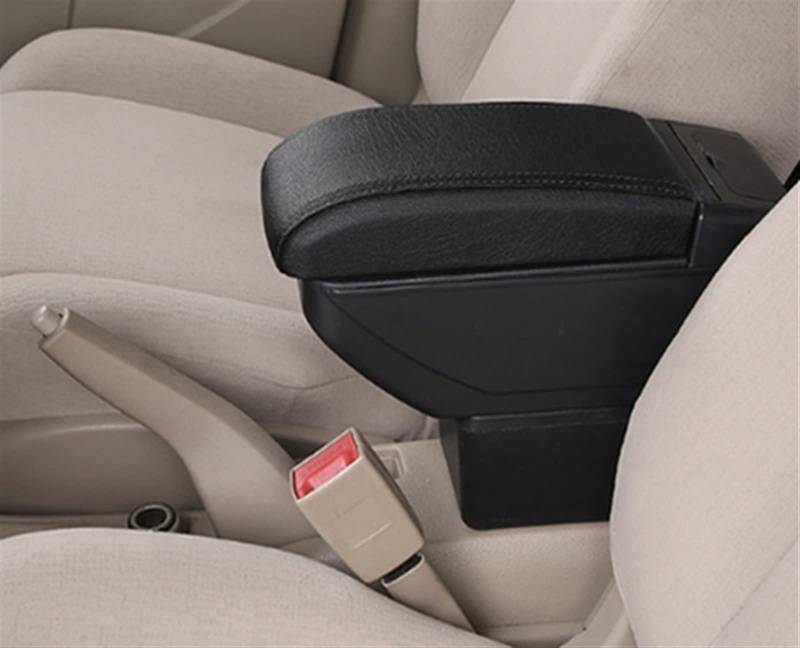 DZWDY Armauflage Staufach Kompatibel Mit Insight Car Center Console Armlehnenbox-Modifikationszubehör, Doppelt Erhöht Mit USB-Handlaufbox(A2) von DZWDY