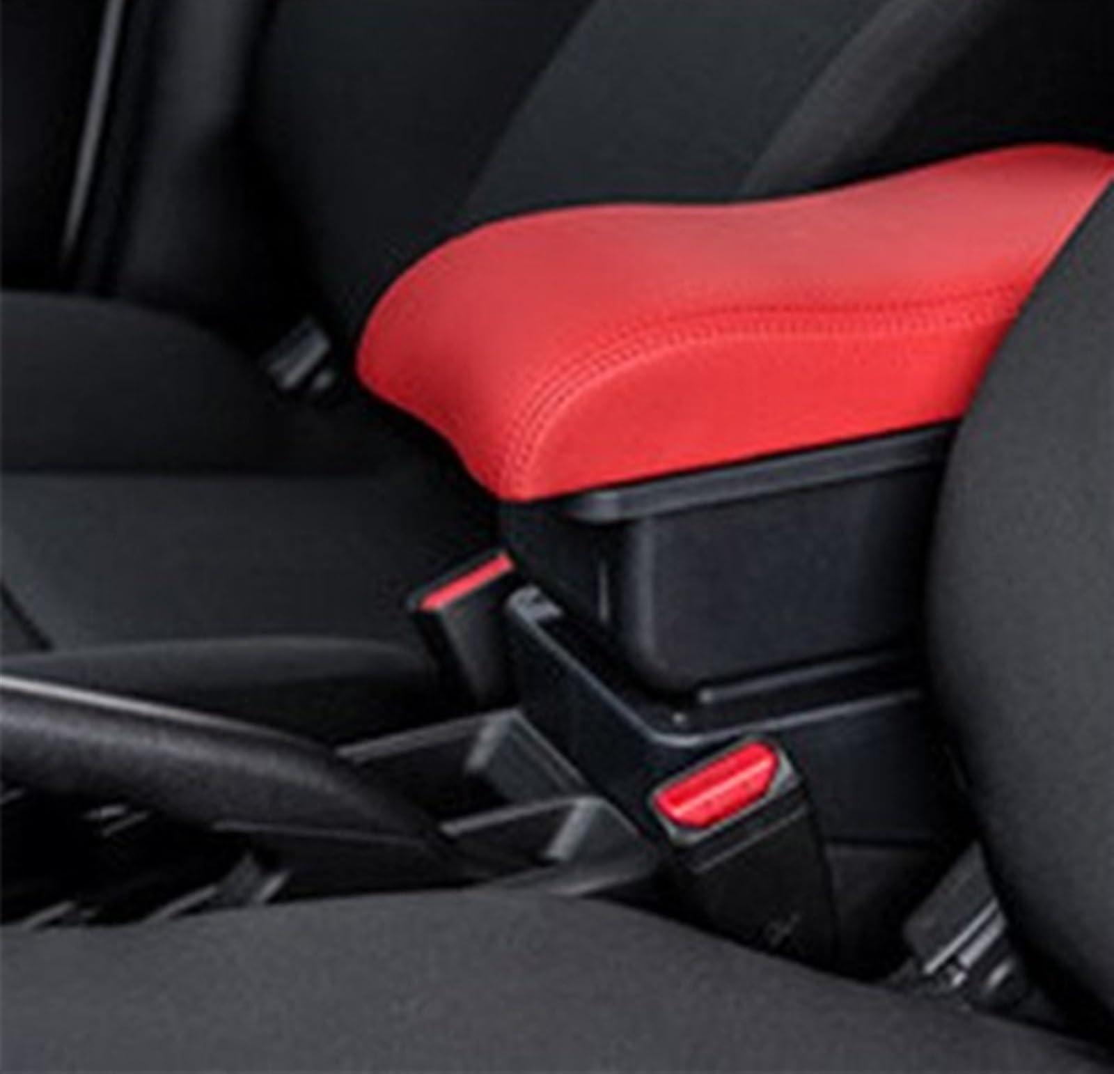 DZWDY Armauflage Staufach Kompatibel Mit Lada Für Vesta Für SW SW Cross Sport Armlehnenbox Mittelkonsole Innenteile Zubehör Mit 7USB(C1 red) von DZWDY