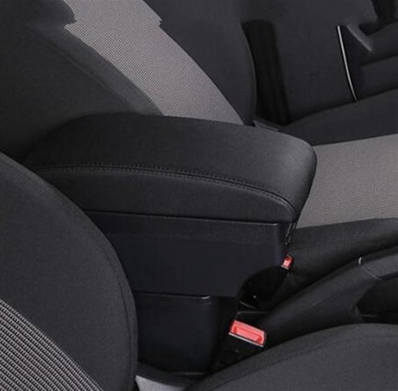 DZWDY Armauflage Staufach Kompatibel Mit Suzuki Für SX4 Armlehnen-Ablagefach, Auto-Innenraum-Armlehnenbox, Nachrüstteile, Aufbewahrungsbox, Autozubehör Mit USB(Black line) von DZWDY