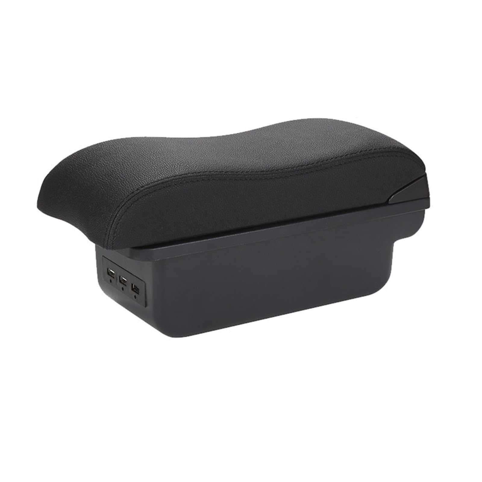 DZWDY Armauflage Staufach Kompatibel Mit VW Für Golf 6 Für Golf 5 Mk6 MK5 2011–2019, Mittelarmlehnenbox, Mittelkonsolen-Organizer, Armlehnen-Aufbewahrungsbox, Nachrüstung, Innenzubehör(B Black line) von DZWDY