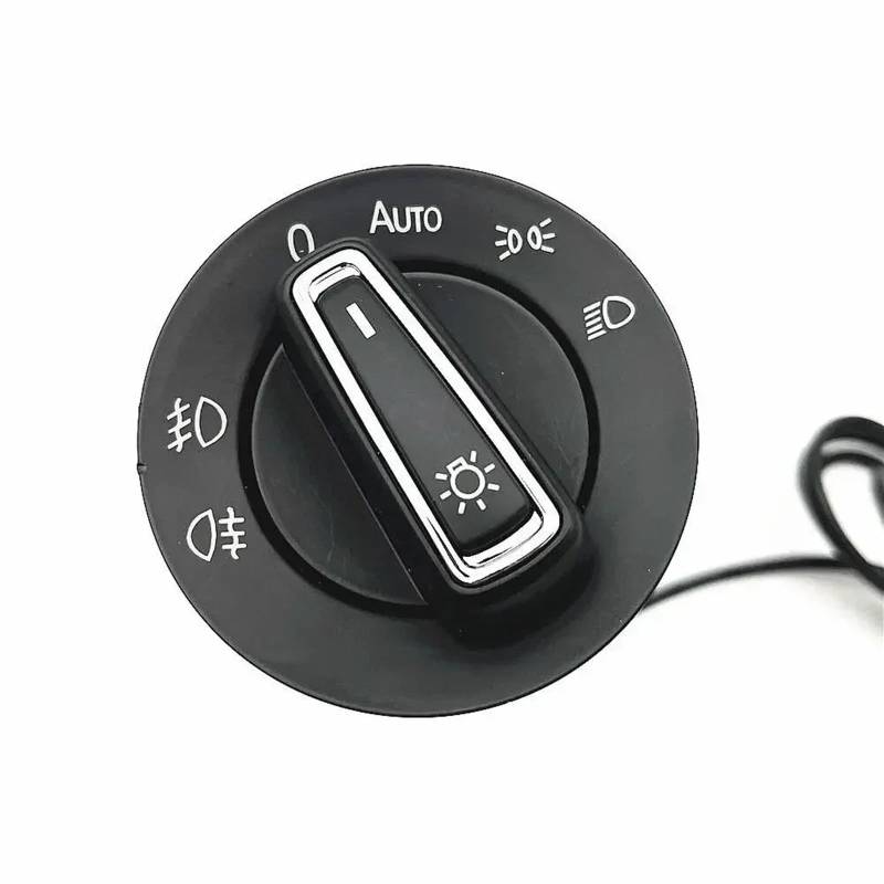 DZWDY Auto hauptlichtschalter Kompatibel Mit Skoda Für Fabia 1999–2014 Auto Scheinwerfer Nebel Licht Lampe Control Schalter Scheinwerfer Switc 3BD941531 1C0941531 von DZWDY