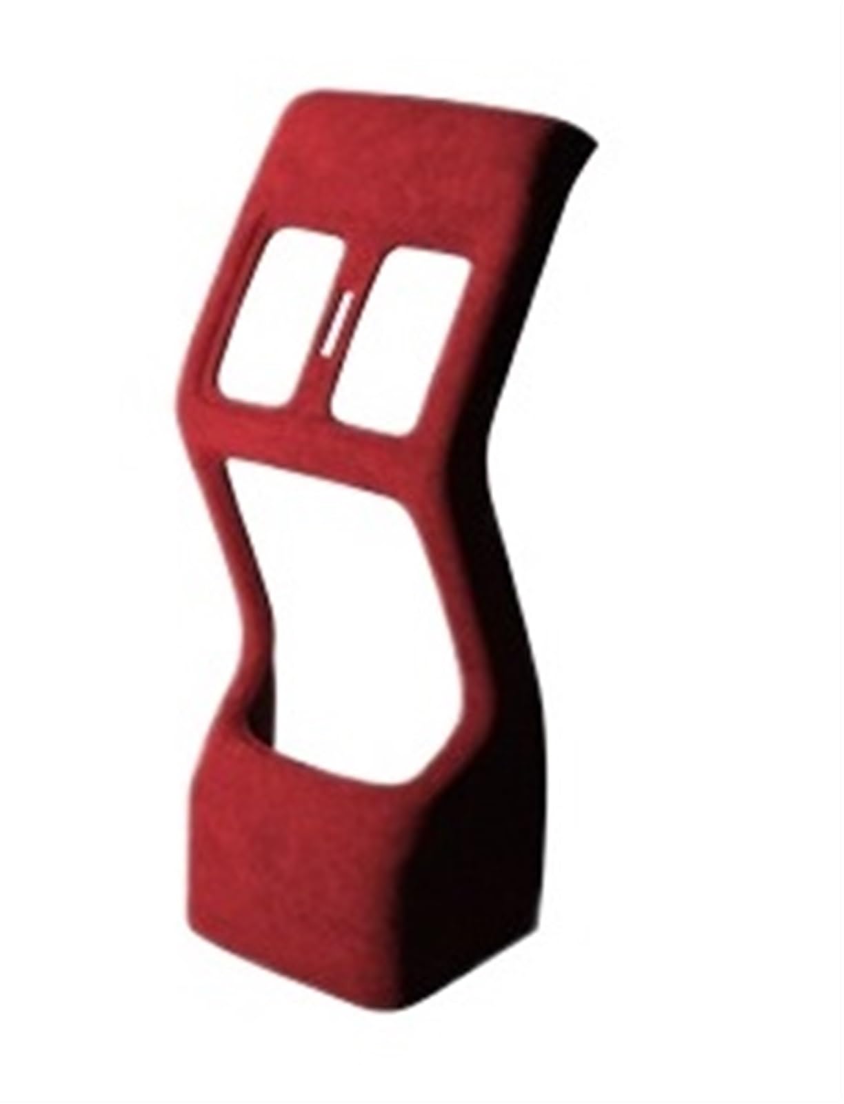 DZWDY Klimaanlage Outlet Cover Kompatibel Mit ENS1 ENS1 2022–2024, Auto-Hecklüftungsauslass, Schutzhülle, Rücksitz-Anti-Kick-Kick-Schutz, Wildleder-Besatz-Zubehör(Red) von DZWDY