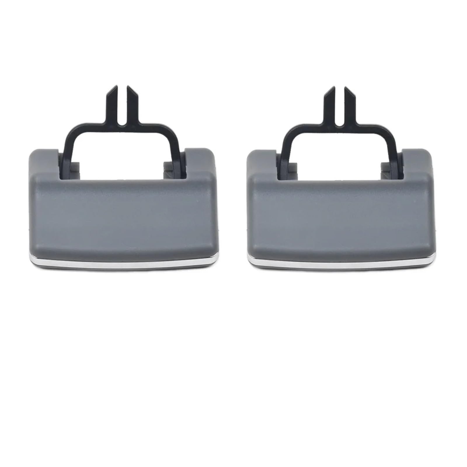 DZWDY Kompatibel Mit Benz ML Class Für W164 Für M 2005–2011 LHD Und RHD Armaturenbrett Klimaanlage Steckdose AC-Entlüftungsgitter Laschen-Clip-Set(Gray,2PCS) von DZWDY