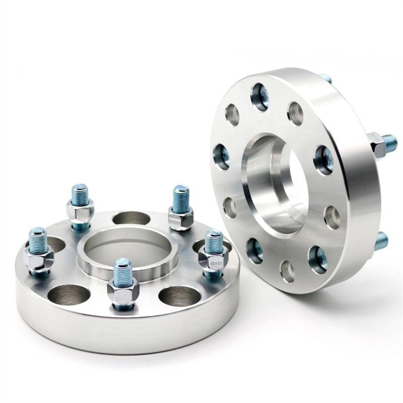 DZWDY Kompatibel Mit VW PCD 5x100 CB 57,1 Mm Spurverbreiterungsadapter 5 Lug Car Hubcentric Wheels Spacer Adapters Modifikation Außenzubehör Spurverbreiterungen(25MM Spacers) von DZWDY