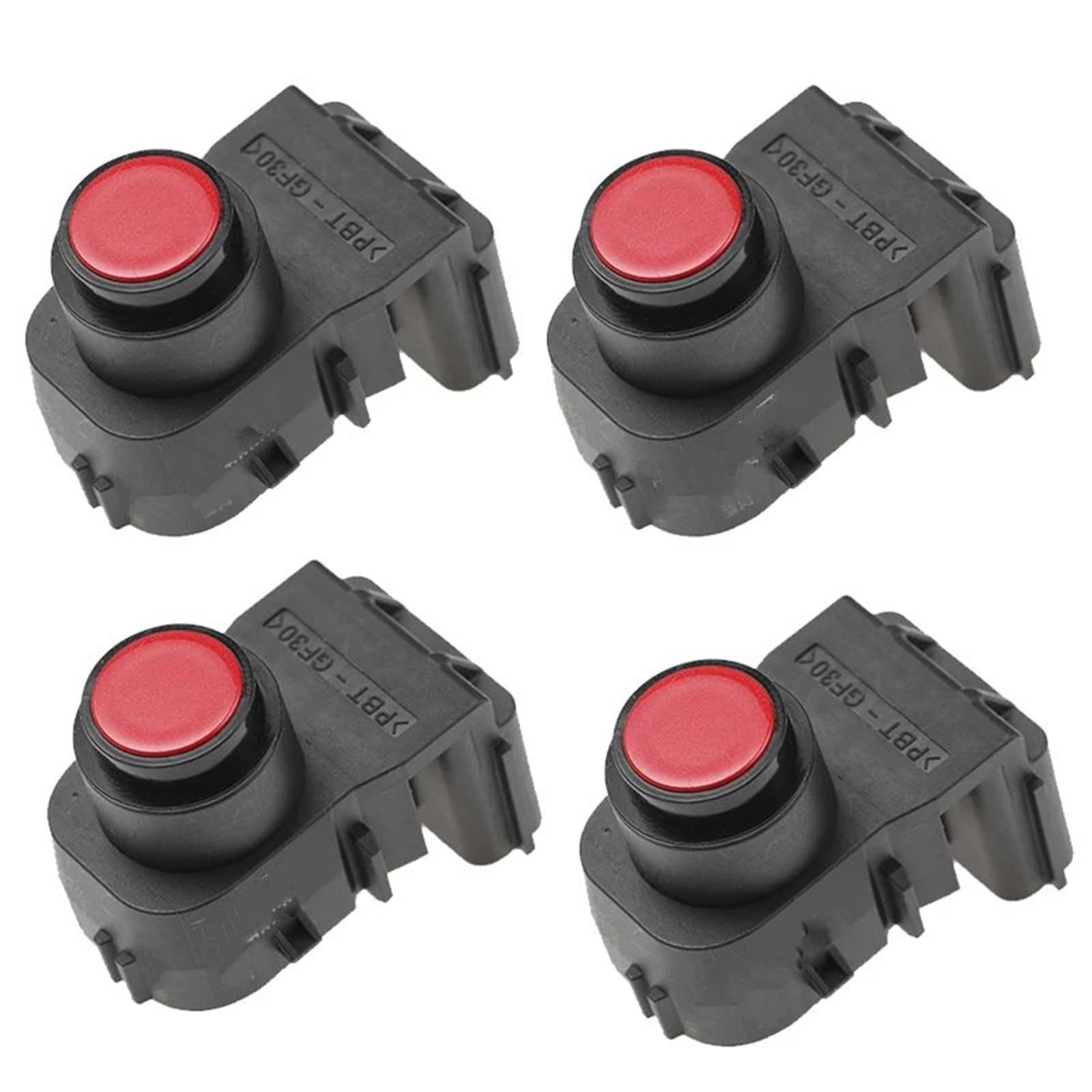 DZWDY Parkassistent PDC Sensor Kompatibel Mit Kia Auto Stoßstange Pdc Parkplatz Sensor Auto Zubehör Auto Einparkhilfe Sensor Reverse Assist 95720g6100(Red,4pcs) von DZWDY