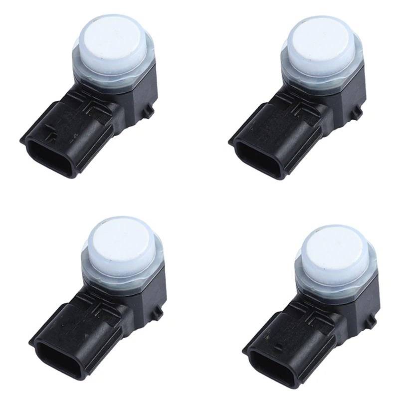 DZWDY Parkassistent PDC Sensor Kompatibel Mit Nissan Für Kicks Auto Pdc Einparkhilfe Sensor Auto Einparkhilfe Objekt Sensor 284385ra1a(White,4pcs) von DZWDY