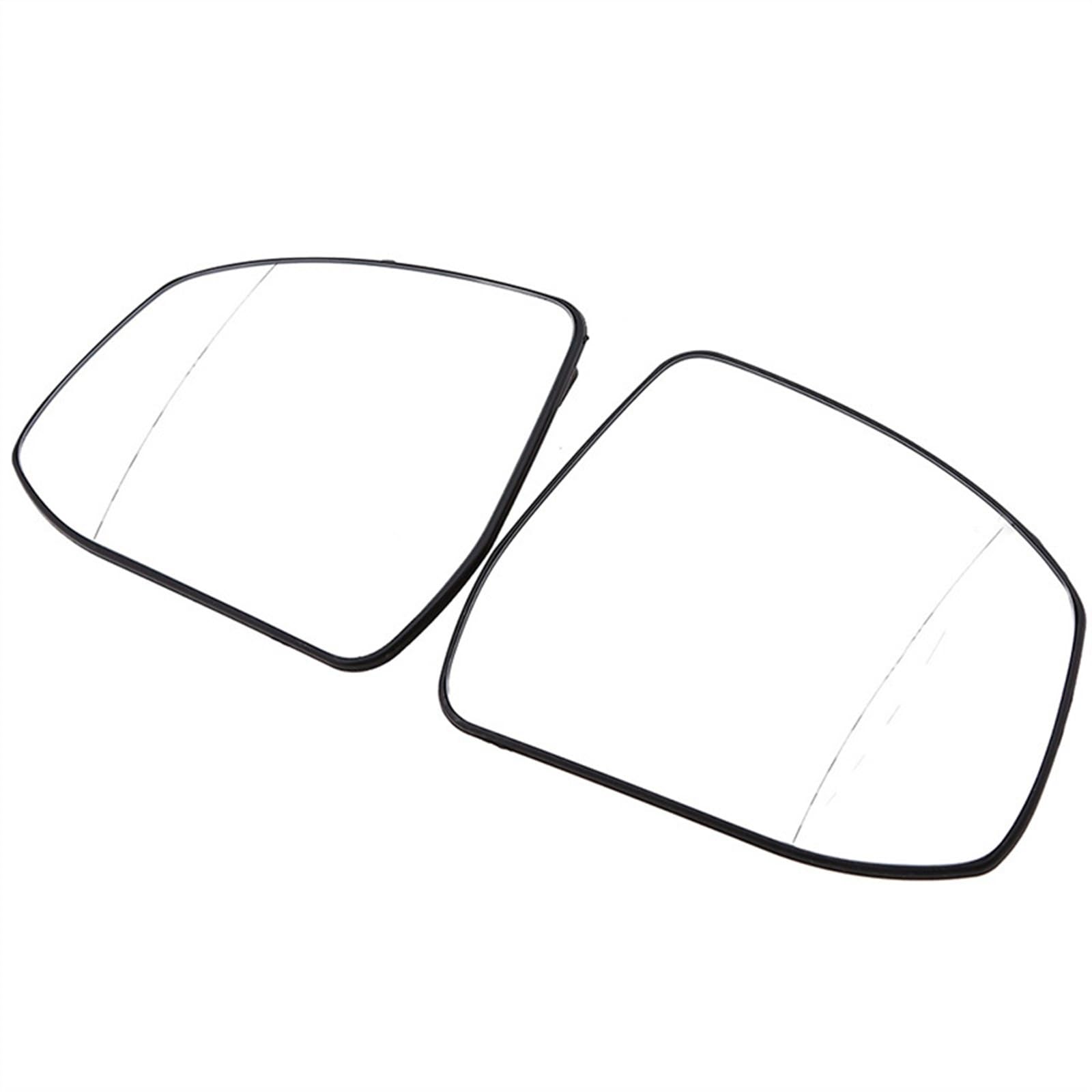 DZWDY Türspiegelglas Außenspiegel Kompatibel Mit Ford Für Mondeo IV 2007 2008 2009 2010 Für Focus Auto-Seitenspiegelglaslinse Mit Funktion Türflügelspiegelglas-Zubehör(1 Pair) von DZWDY