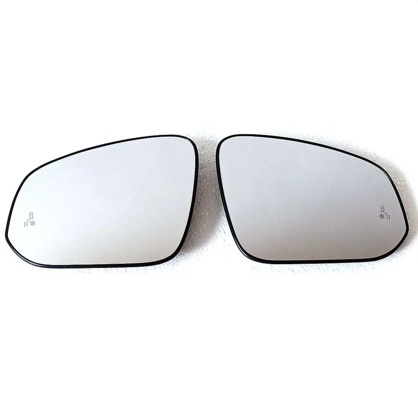 DZWDY Türspiegelglas Außenspiegel Kompatibel Mit Toyota Für Rav4 Iv 2013–2019 Für Fortuner 2015–2019 Auto-Warnung, Binden Spot-Spiegelglas, Auto-Seitenspiegelglas(Left and Right) von DZWDY