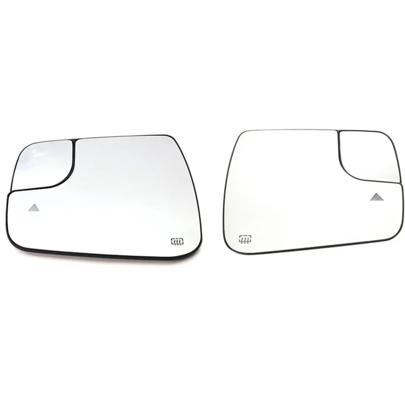 Türspiegelglas Außenspiegel Kompatibel Mit Dodge Für Ram 1500 2500 2019 2020 2021 2022 Seitenspiegel Für Auto, Weiß, Beheizbar, Außenspiegelglas(Left and Right) von DZWDY