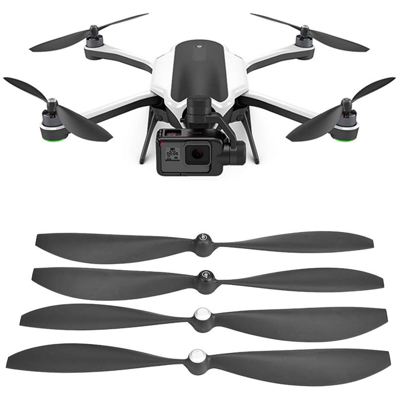 DaMohony 2 Paar Propeller für GoPro Karma/Go pro Karma Drohne Zubehör CW CCW ABS Ersatzblatt Propeller von DaMohony