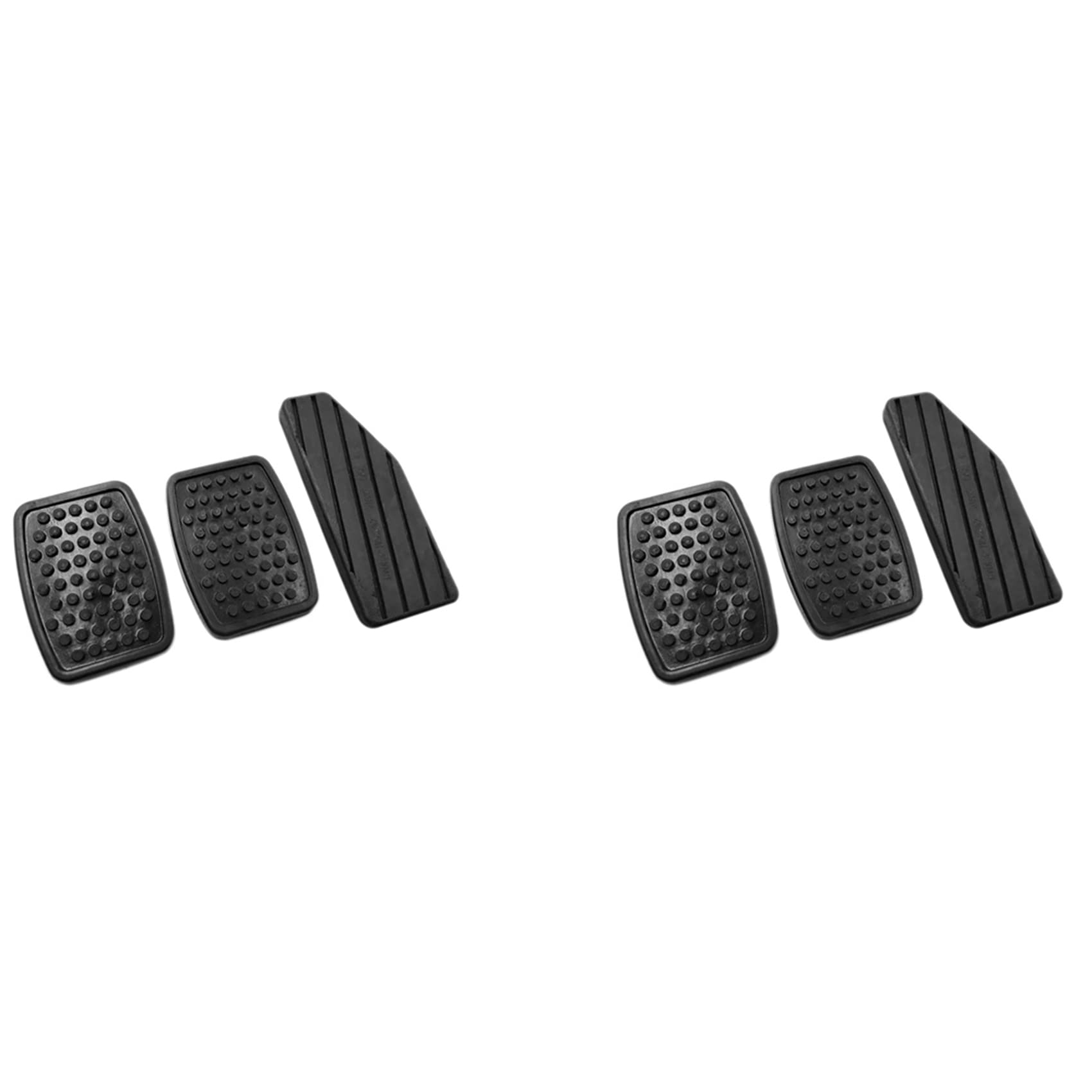 Daconovo 6-teiliges Auto-Pedalabdeckungs-Set für Gaspedal, Kupplung, Bremspedal, Gummi-Pedal, für Swift 49451-60B00 von Daconovo