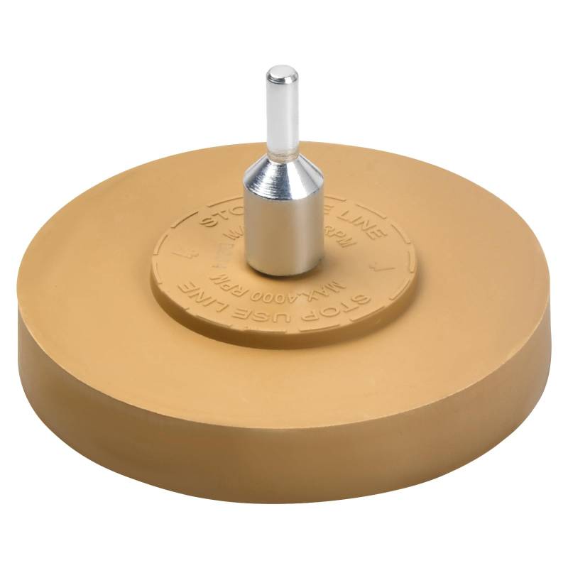 Aufkleber Entferner Radierscheibe Gummi, Folienradierer mit Adapter für Bohrmaschine, Rubber Eraser Wheel zum Entfernen von Folien und Kleberesten am Fahrzeug Auto oder Motorrad, Dia 100mm (4'') von Daelesr