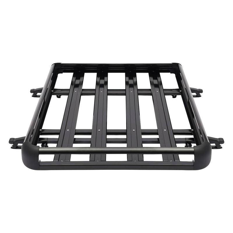 Dachkorb Auto DachträGer Dach GepäCkträGer Universal GepäCkkorb Alu Schwarz DHL Metall Belastbarkeit FüR SUV DachgepäCkträGer Korb Wanne GepäCk Aluminium Geeignet Groß Fracht RelingträGer Mit Bars von DaiJiubu