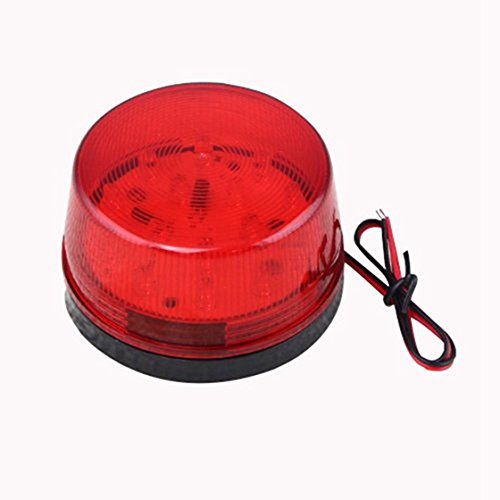 Daijianbin 12V Alarm LED Blinkende Blitzlicht Fuer Haus Alarm System Rot von Daijianbin