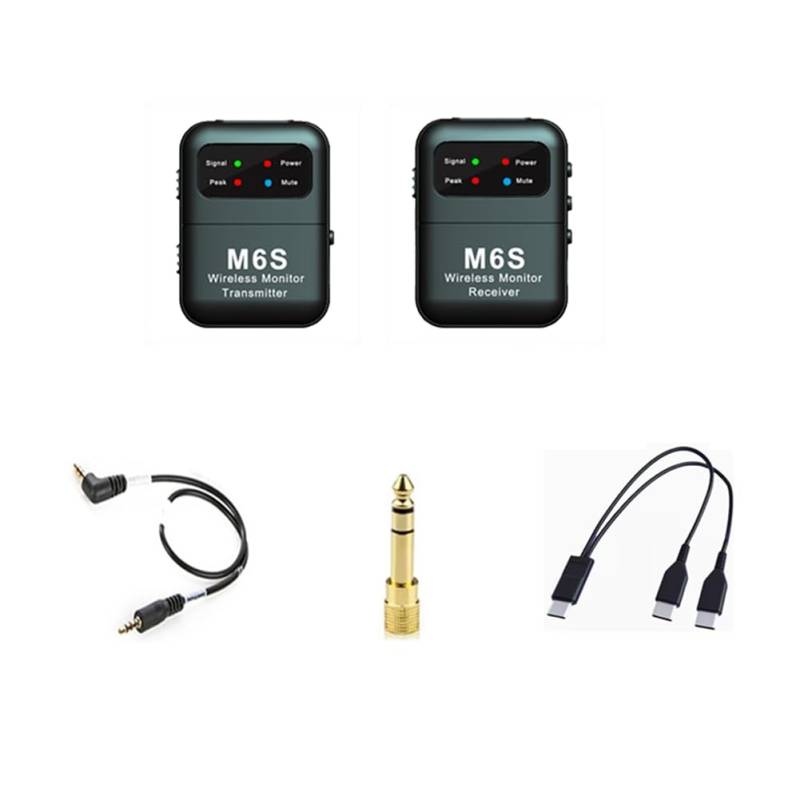 Daijianbin 2,4G Kabelloses In-Ear-Monitorsystem Kabelloses IEM mit Sender-Empfänger Automatische Kopplung Professioneller In-Ear-Monitor von Daijianbin