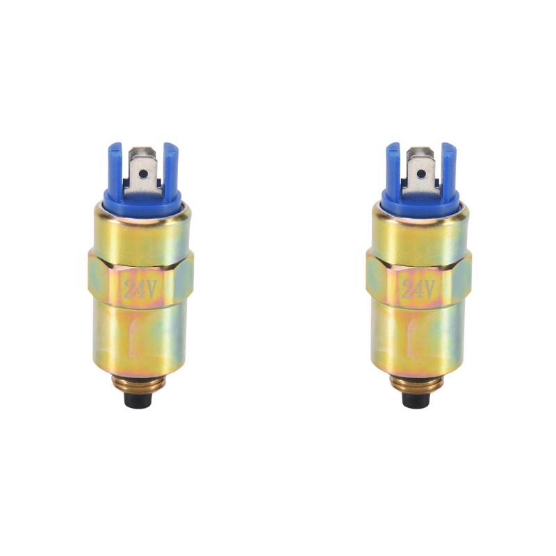 Daijianbin 2X 24-V-Kraftstoffpumpen-Magnetkraftstoff-Abschaltstopp-Magnetventil für /-Motor 7185-900P 7180049D 5000815650 von Daijianbin