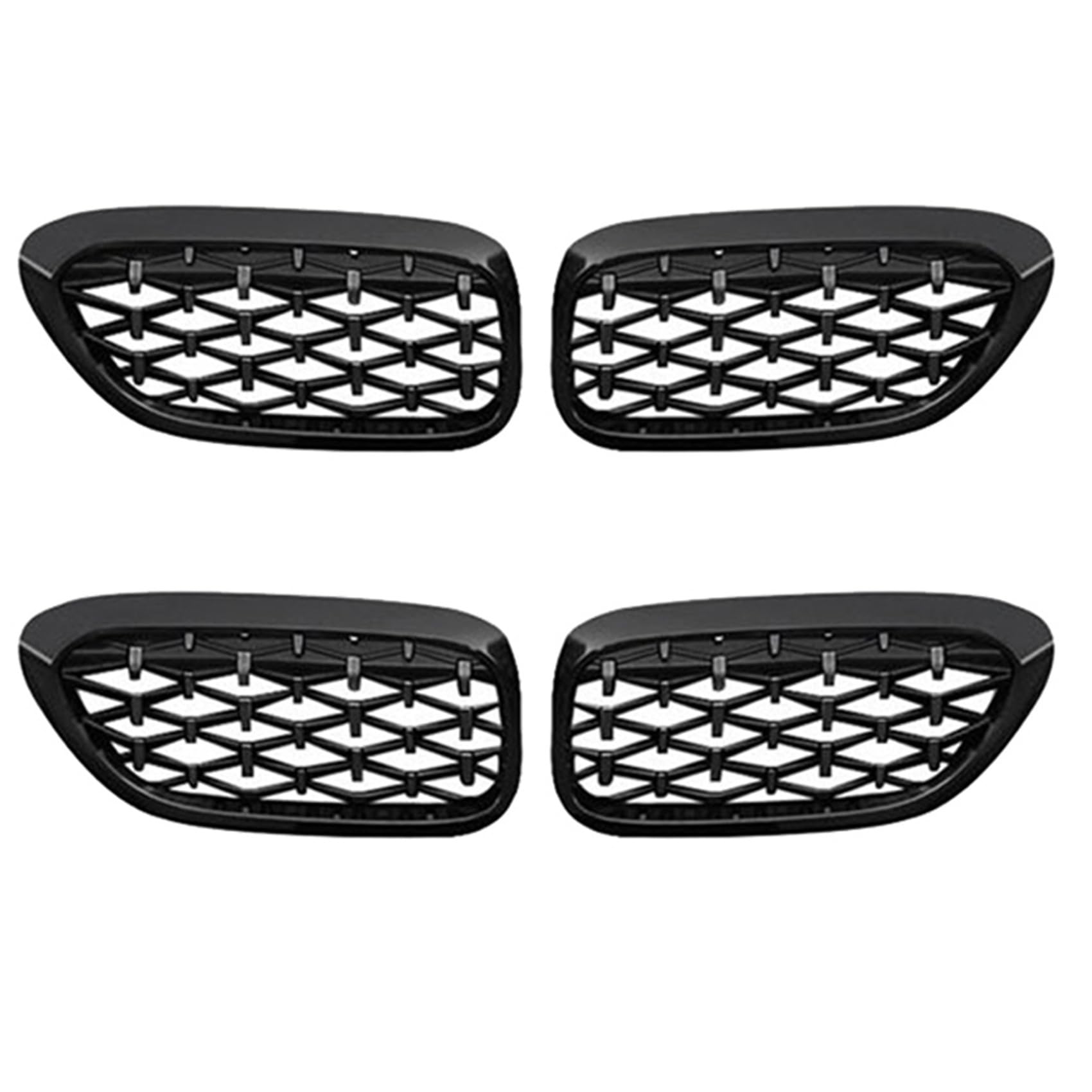 Daijianbin 4X Auto Front StoßStange Diamant Nieren Gitter Renn Gitter für 3 Series F30 F31 320I 325I 328I 330I 2012-2018 Schwarz von Daijianbin