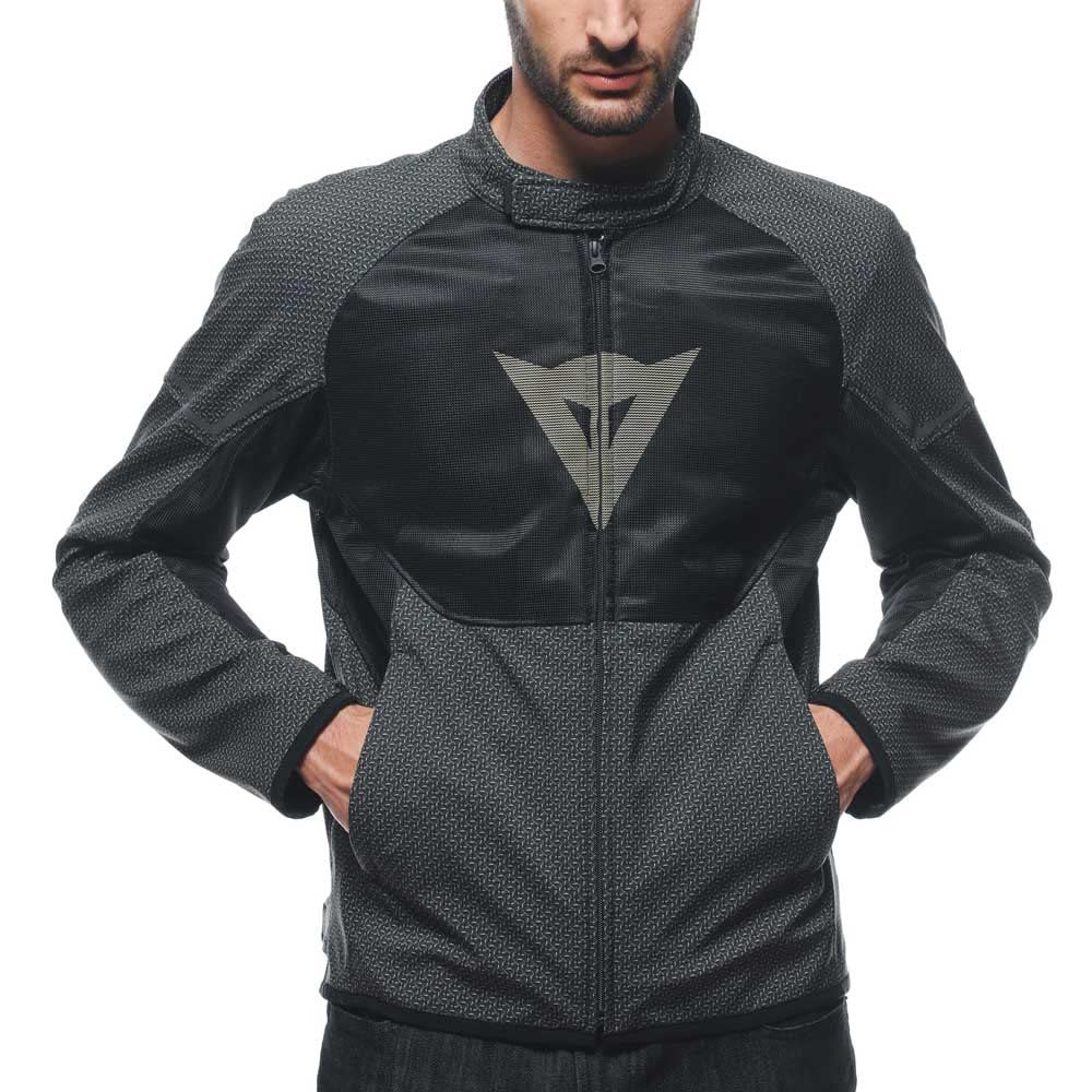 Dainese - Ignite Air Tex Jacket, Motorrad Sommerjacke, Mesh Gewebe, Herren Motorradjacke, Weiche Protektoren, Auxetica Incense/Schwarz/Incense, 50 von Dainese