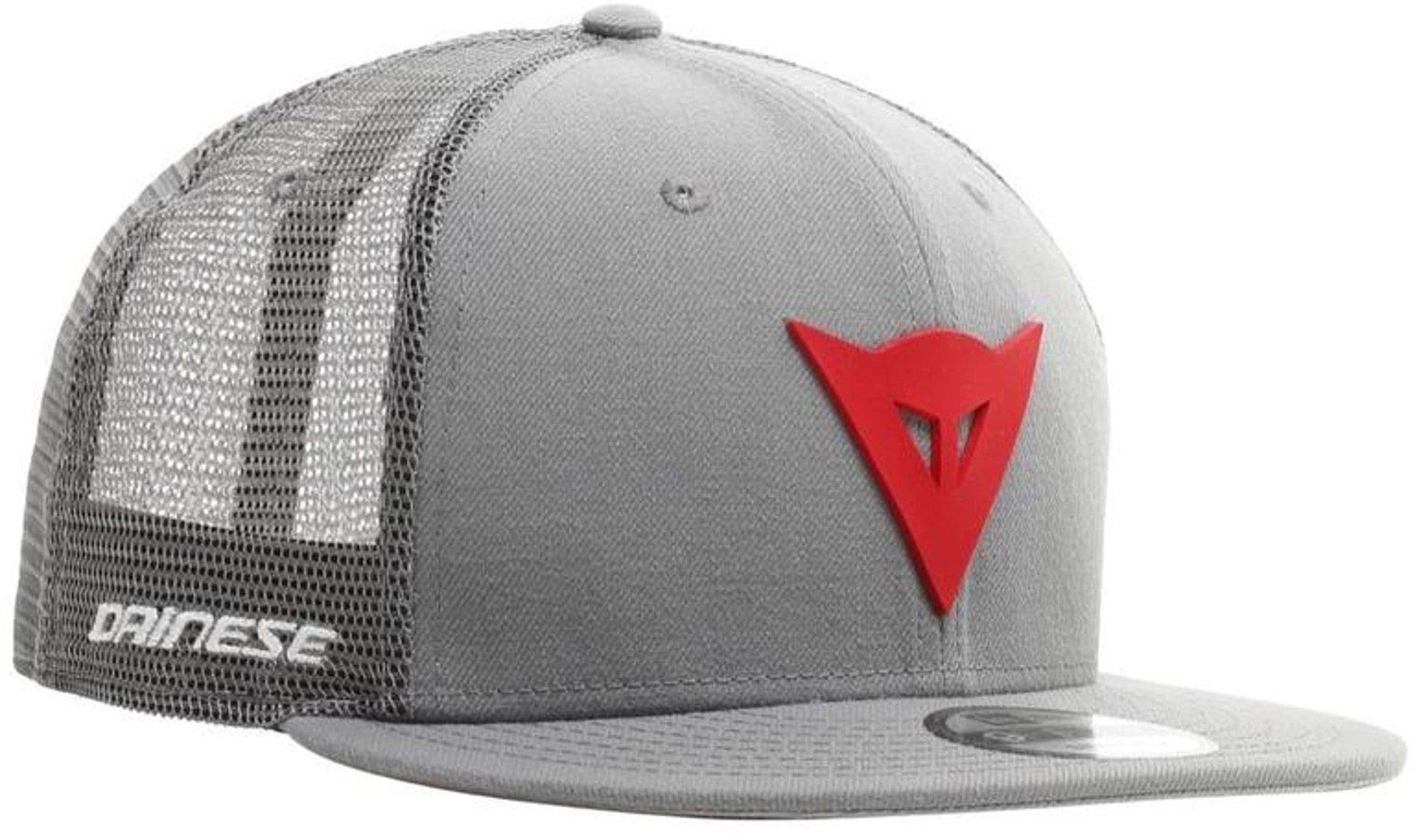 Dainese Herren Dainese 9fifty Trucker Snapback Cap Baseballkappe Sommer, Grau/Rot, Einheitsgröße EU von Dainese